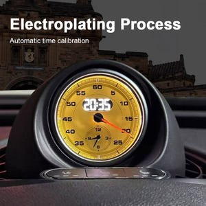 Navihua - Reloj de Coche LCD Mejorado, Reloj Central para el Tablero Interior, Brújula, Medidor Electrónico de Tiempo para BMW Mini F54 F55 F56 F57 - Product Image 3