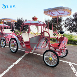 Decorations Pumpkin Wedding Carriage/Garden Royal <strong>Horse</strong> Buggy/Scenic Spots Sightseeing Carriage for Sale - Product Image 3