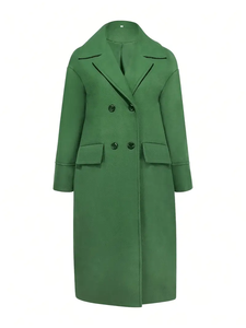 Cappotto Lungo da <span class=keywords><strong>Donna</strong></span> Stile <span class=keywords><strong>Trench</strong></span> Casual Ampio Autunno <span class=keywords><strong>Inverno</strong></span> alla Moda Elegante da Lavoro - Product Image 3