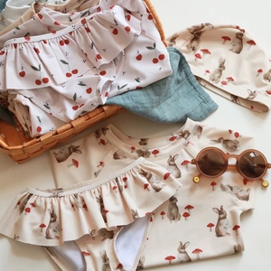 2024 adolescente niño boutique sexy playa fiesta traje de baño Niño bebé niña Paisley patrón volante espalda descubierta playa traje de baño separado - Product Image 2