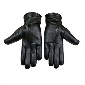 Gants en cuir d'agneau de qualité supérieure, pour la saison hivernale, prix bas, 100% cuir véritable, compatibles avec les écrans tactiles, thermiques, écologiques - Product Image 6
