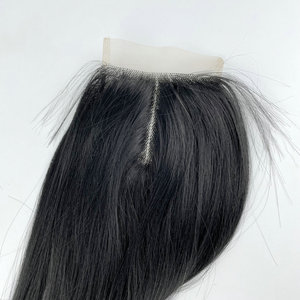 Sợi Chịu Nhiệt 4X4 Yaki Thẳng Đơn Giá Rẻ, Tóc Tổng Hợp STW 4*4 T Phần Ren Đóng Cửa Dài Hơn 24 Inch - Product Image 3