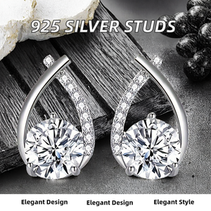 Classic Jiuzuan 925 Sterling Silver <b>Fine</b> Jewelry Pendant <b>Earrings</b> with Moissanite Design Gold Plated Unisex Gift - Product Image 2