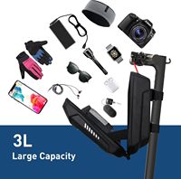 Harde EVA 3L E-Scooter tas Waterdichte anti-schok opbergtas voor scooters, fietsen, Segway Ninebot, NIU, universele draagtas