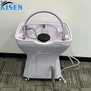 KISEN - Equipo de Spa Capilar para Salón de Belleza, Económico, Portátil, con Lavabo para Lavar el Cabello, Cama de Masaje con LED para Salón de Belleza - Product Image 1