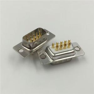 Conector Hembra D-SUB 2V2 de Alta Potencia, Ángulo Recto, Tipo DIP con 2 Pines para PCB - Product Image 3