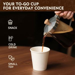 Cheap Factory Price Custom Single Wall Craft Paper <b>Cups</b> 7OZ 9OZ <b>Disposable</b> Production Line for Tea & Hot Drinks - Product Image 4