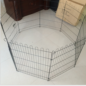 C & C Portable Pliant En Métal Chien Exercice Stylo Respirant Solide Motif Pliable Animal Exercice Clôture En Matière Plastique - Product Image 2