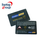 Carte PVC anti-skimming NFC 13,56 MHz RFID avec puce de blocage, étanche, pour la protection du contrôle d'accès