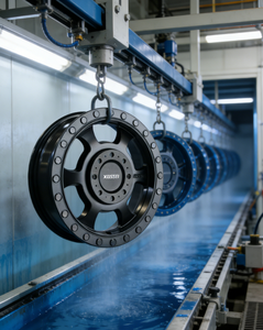 Nuevas llantas de aleación de aluminio de 16X6.5 con radios múltiples, ajuste universal, color negro mate, con 3 años de garantía - Product Image 5