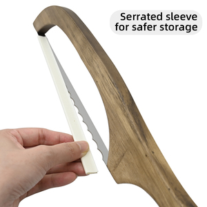 במלאי עץ acia לחם סכין מחמצת לחם תוצרת בית - Product Image 4