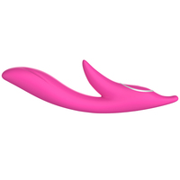 Fernbedienungsfähiger Vibrator für Frauen mit 8 Frequenzmodi, Wasserdichter Silikon-Klitoris-Stimulator, Automatisches Teleskopisches Erwachsenen-Lustspielzeug