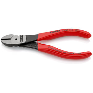 KNIPEX 74 01 140 SB คีมตัดข้างสำหรับช่าง "แบบแข็งแรง" เคลือบด้วยเรซินสังเคราะห์สีดำ 140 มม. - Product Image 1