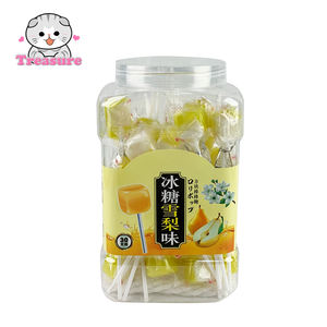 Nuovo Articolo Lecca-lecca Duro al Gusto di Frutta Quadrato con Aroma di <span class=keywords><strong>Zucchero</strong></span> di Roccia e Pera per Bambini - Product Image 6