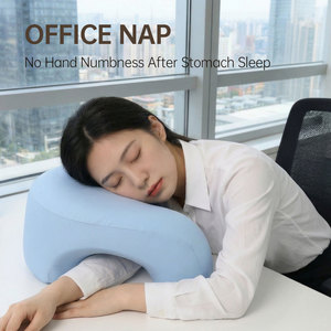 Oreiller de sieste pour dormeurs latéraux en mousse à mémoire de forme, oreiller cervical compact et portable pour dormeurs latéraux ou dorsaux, <span class=keywords><strong>chambre</strong></span> à coucher - Product Image 2