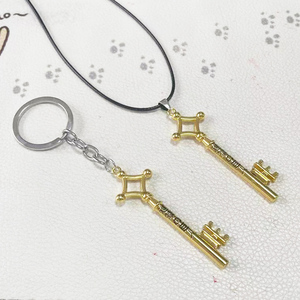 Collier Anime <span class=keywords><strong>Clé</strong></span> <span class=keywords><strong>d</strong></span>'<span class=keywords><strong>Eren</strong></span> Shingeki No Kyojin, Pendentif Tendance, Chaîne de <span class=keywords><strong>Clé</strong></span>, Bijou Anime Vintage Rétro pour Cosplay - Product Image 2