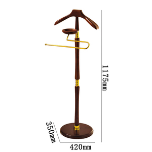 Modern Luxury Wooden Coat Rack <strong>Valet</strong> Stand Disassemblable <strong>Clothes</strong> Hanging for Home Bedroom Living Room Bathroom or Mall Use - Product Image 4