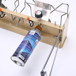 HIX便携式可折叠户外野营野餐燃气双燃烧器炉灶 - Product Image 4