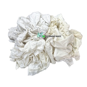 High Absorbency White Cotton <b>Cloth</b> Low Lint Industrial Wiping Rags for Cleaning and Management White Cotton Rags - Product Image 1