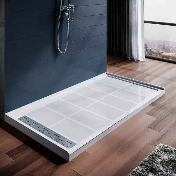 Wiselink Perfect Ready To Tile Shower Tray ADA Shower Pan Shower Base For Timber Or Concrete Floors