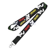 Produsen Lanyard Promosi Kustom Murah, Lanyard Leher Polyester Cetak Sublimasi Kustom Dengan Logo