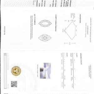 Diamant vert de forme marquise créé en laboratoire, certifié IGI, couleur fantaisie, diamant cultivé en laboratoire, en vrac - Product Image 4