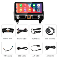 STWEI Nuevo Reproductor Multimedia para Auto con Pantalla de 12.3 Pulgadas, Android 14, CarPlay Inalámbrico para Benz Clase M W166 ML250 ML350, GPS