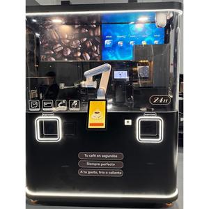 Machine à café automatique Funkyplay <span class=keywords><strong>Robot</strong></span> Arm Barista avec broyeur de grains frais intégré, machine à café sans personnel avec latte art, fonctionnement 24h/24 - Product Image 2