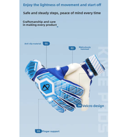 Gants de gardien de but de football populaires pour adultes et enfants, entraînement, logo classique, antidérapants, respirants, avec protection des doigts PACPICK, tailles 5-10