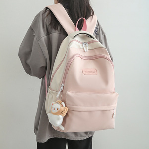 Lightweight Fashion <b>School</b> <b>Backpack</b> Unisex <b>Waterproof</b> Nylon Zipper Closure Travel Rucksack Sports High <b>School</b> - Product Image 6
