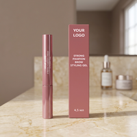 Gel coiffant pour sourcils à tenue forte et longue durée, marque privée OEM, 4,5 ml