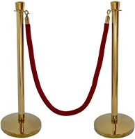 Support de poteau de corde de queue pour la barrière de queue supérieure de couronne uniforme pour la station de chemin de fer