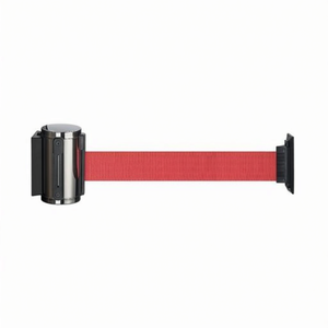 Barriera a Muro Retrattile Rossa 2 M per Recinzioni di Campi Sportivi - Product Image 1