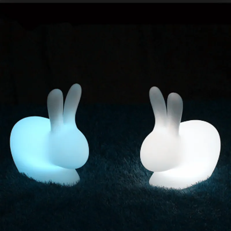 Event Party Fantastic Glowing Animal Floor Lamp Patio Garden Landscape Lighting Rabbit Shape Night Lamp Toy Light For Children