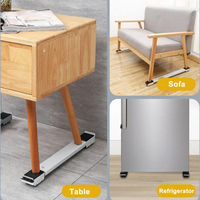 Pieds et Supports Antichocs Réglables pour Réfrigérateur, Patins Antivibration, Socle Universel pour Lave-linge et Sèche-linge