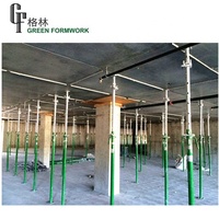 Panneaux de coffrage vert pour dalle plane, coffrage pour la construction en béton