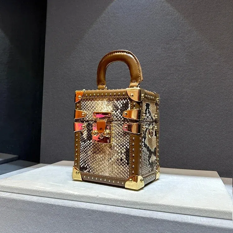 Luxury Designer women's handbag New High-quality Leather Square Box Bag Fashion Hand Crossbody Bag for Women Hot Sale