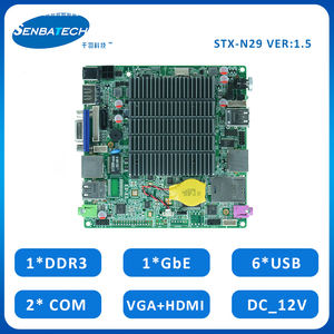 Mini Itx Moederbord Met Ps2 Sim Kaart Slot <span class=keywords><strong>Ddr3</strong></span> <span class=keywords><strong>Sdram</strong></span> Dc 12V Mb J1900 Mini Itx Rs232 - Product Image 2