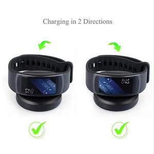 Adaptateur de chargeur de montre Dock pour Samsung <span class=keywords><strong>Galaxy</strong></span> <span class=keywords><strong>Gear</strong></span> <span class=keywords><strong>Fit</strong></span> <span class=keywords><strong>2</strong></span> R360 chargeur de bureau pour Samsung Fit2 <span class=keywords><strong>Pro</strong></span> R365 câble de montre USB - Product Image 3