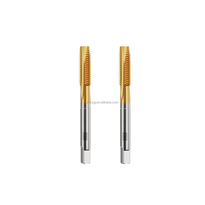 HSS M2 6542 TIN Revêtement Spirale Pointu Tarauds Outil De Filetage Filetage <span class=keywords><strong>Taraud</strong></span> Machine Vis Filetage Tarauds Haute Vitesse hss Spirale Point <span class=keywords><strong>Taraud</strong></span> - Product Image 1