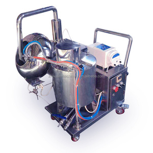 Trung Quốc Tự Động Hạt Đậu Phộng Lớp Phủ Coater Sugarpeanut Hạt Giống/Sô Cô La Nhỏ/Hạnh Nhân Hạt Lớp Phủ Máy Với Phun Thiết Bị - Product Image 1