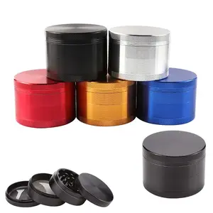 Erliao 4 Layers Wholesale Herb Grinder Low MOQ 40mm 50mm 55mm 63mm Spice Crusher Manufacturer China Metal Grinder for Herb