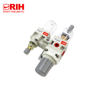 AC2010/3010 processeur de source d'air filtre de régulation de pression séparateur huile-eau composant binaire pneumatique