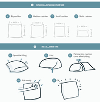 Housse de coussin et taie d'oreiller tricotées par sublimation avec impression de logo personnalisé Couverture de coussin blanche vierge