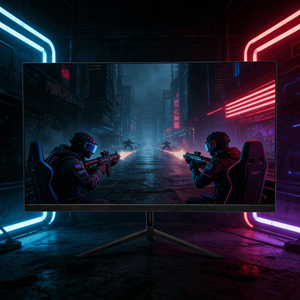 Moniteur de jeu <span class=keywords><strong>pas</strong></span> <span class=keywords><strong>cher</strong></span> de <span class=keywords><strong>24</strong></span> <span class=keywords><strong>pouces</strong></span>, écran IPS 2K 180 Hz, temps de réponse de 1 ms, écran incurvé 2560*1440 pour PC de jeu, joueur - Product Image 1