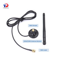 Antena Magnética Externa 4G Omni 5dBi Rubber Duck 4G Lte Gsm 433M 868M 915M 2.4G WiFi