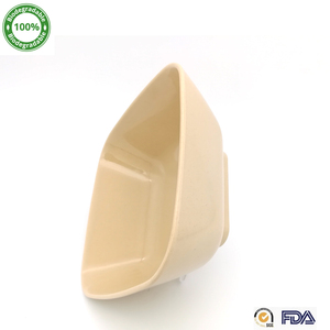 Cuencos de ensalada de fibra de bambú natural sin plástico, cuenco de forma cuadrada orgánica para lavadora de frutas y alimentos, seguridad - Product Image 3