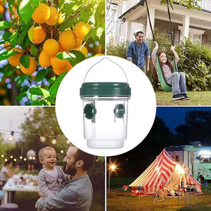 Grandes pièges à guêpes imperméables, pièges suspendus pour frelons, pour l'intérieur et l'extérieur, réutilisables, attrape-mouches à fruits de jardin, outils de lutte antiparasitaire - Product Image 5