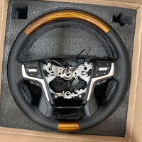 Volant en cuir carbone GR Sport personnalisé pour Toyota Hilux Revo N70 N80 Tacoma Tundra Fortuner 2015-2022 LC300 LC200