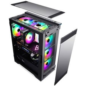 คอมพิวเตอร์ตั้งโต๊ะสำหรับเล่นเกม PENPOS AMD R5 5600X แรม 16GB/32GB การ์ดจอ GeForce RTX 3060 12G/3070 8GB <span class=keywords><strong>SSD</strong></span> 1TB - Product Image 5